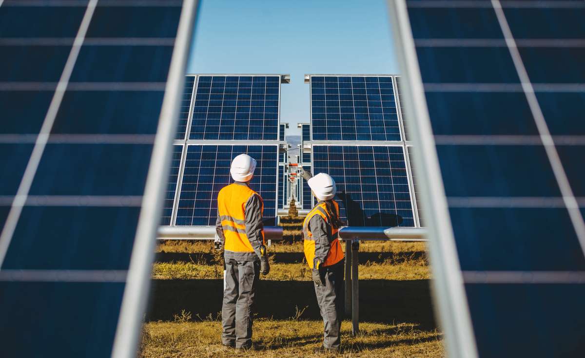 Techo fotovoltaico - energía verde