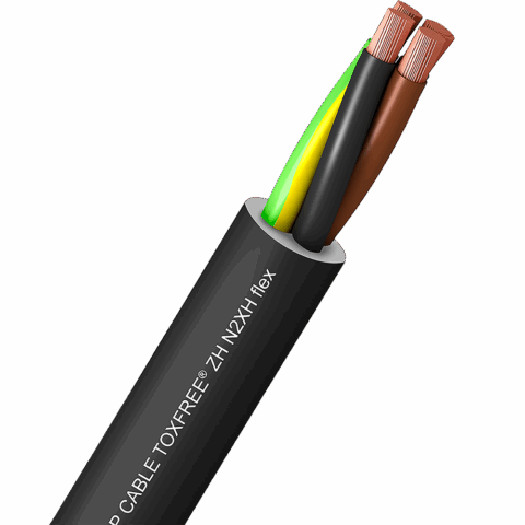 Câble N2XH IEC 60502-1 XLPE FRNC 0.6/1kV